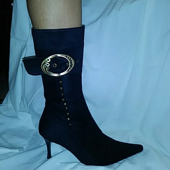 Suede Black Boots - Picture 3 of 3